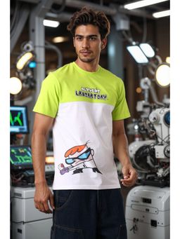 The Indian Garage Co - Men Slim Fit Dexter Printed Crew Neck T-Shirt