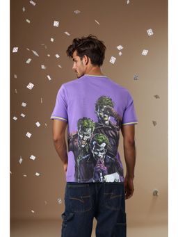 The Indian Garage Co - Men Slim Fit Joker Printed Crew Neck T-Shirt