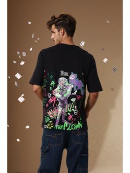 The Indian Garage Co - Men Boxy Fit Joker Printed Crew Neck T-Shirt