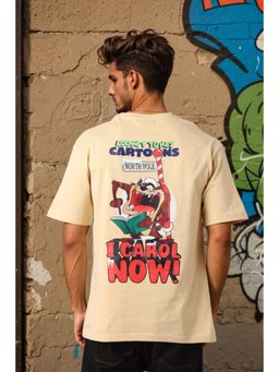 The Indian Garage Co - Men Boxy Fit Looney Tunes Printed Crew Neck T-Shirt