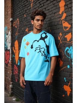 The Indian Garage Co - Men Boxy Fit Looney Tunes Printed Crew Neck T-Shirt
