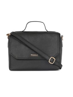 Fastrack - Ivory Black Structured Handbag For Women