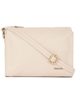 Fastrack - Soft Beige Everyday Sling Bag for Women