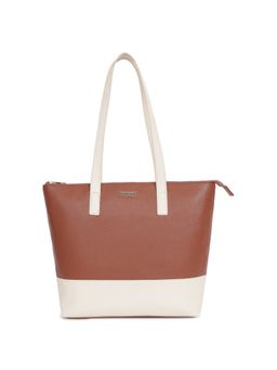 Fastrack - Beige and Tan Dual Colour Shoulder Bag for Women