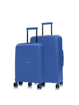 Nasher Miles - Unisex Hawaii TSA Lock & Anti-Theft Hard-Sided Trolley Bags - Blue (Pack of 2)