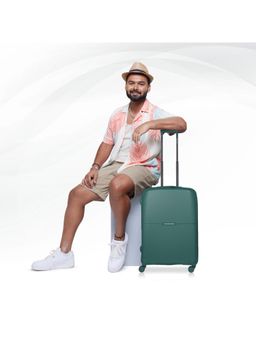 Nasher Miles - Unisex Hawaii TSA Lock & Anti-Theft Hard-Sided Trolley Bag - Green