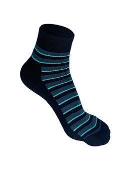 Heelium - Bamboo Quarter Ankle Socks for Men-Black