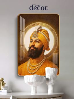 The Next Decor - Guru Govind Singh Ji Wood Glass Finish Wall Art