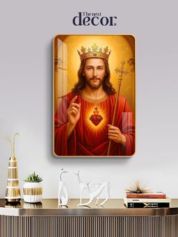 The Next Decor - Heart of Grace Wood Glass Finish Wall Art