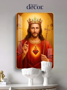 The Next Decor - Heart of Grace Wood Glass Finish Wall Art