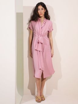 RAREISM - Solid Kori Pink Dress