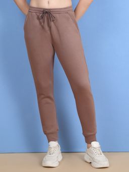 Sweet Dreams - Women Brown Solid Joggers