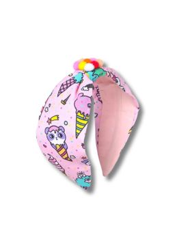 Choko - Kids Baby Pink Love Headband-Handmade