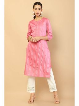 Soch - Women Pink Sequined Kurta