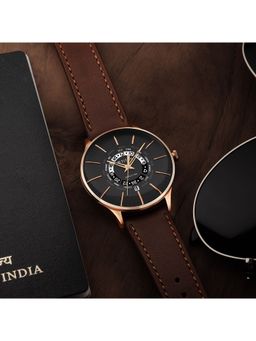 Titan - World Time 90145WL01 Black Dial Multifunction Watch for Men