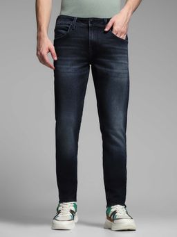 Jack & Jones - Slim Fit Navy Blue Jeans