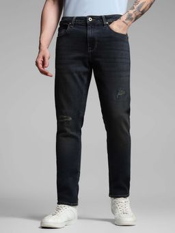 Jack & Jones - Navy Blue Slim Fit Jeans