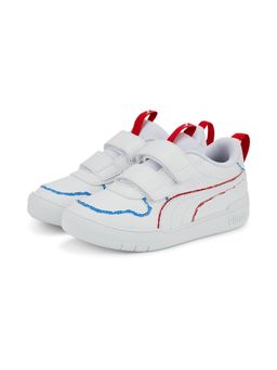 Puma - Multiflex Home School V Ps Kids White Casual Shoes