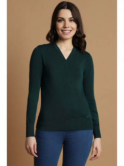 Allen Solly - Women Green Solid Casual Top