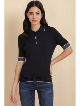 Allen Solly - Women Black Solid Casual Top