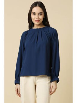 Allen Solly - Women Navy Solid Casual Top