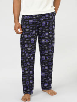 Bewakoof - Marvel Mens Black Panther All Over Printed Pyjama