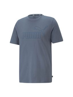 Puma - ESS Big Outline Mens Gray T-Shirts
