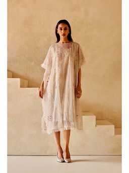 Twenty Nine - Art Deco White Kaftan Dress