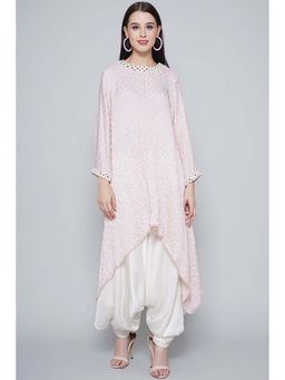 Twenty Nine - Off White Bandhani Beadwork Tunic