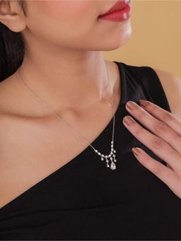 STERLYN - Dazzling Brilliance Solitaire Necklace