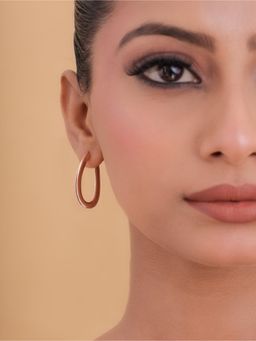 STERLYN - Dive Into Style with Our Ripple Hoop Earrings