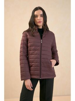 SALT Attire - Maroon Maeve Polyester Jacket