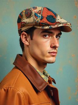 CHOKORE - Multi-Color Fashion Printed Retro Ivy Beret Cap