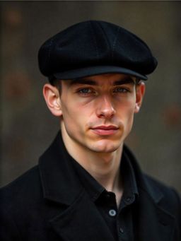 CHOKORE - Black Trendy Stylish Beret Cap