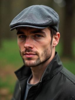 CHOKORE - Grey Solid Stylish Trendy Beret Cap