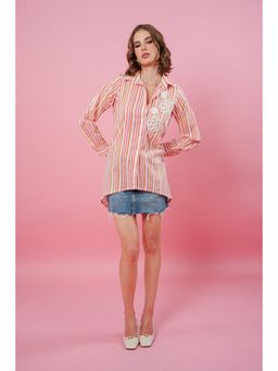 Bakhiya Jaipur - Amora Pink Shirt