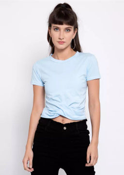 IKI CHIC - Front Twisted Crop Top