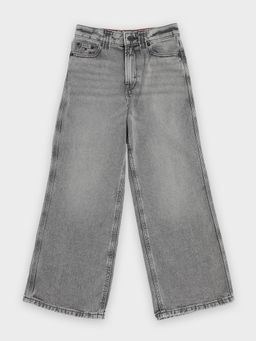Tommy Hilfiger - Girls Light Wash Loose Fit High Rise Jeans