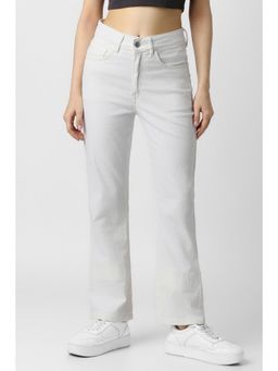 Van Heusen - Womens White Dark Wash Jeans