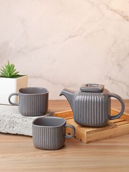 Vola - Bloom Tea Trio Pebble Grey (Pack of 3)