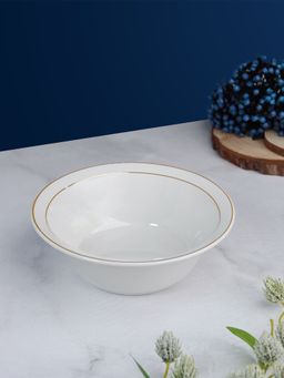 Vola - Pristine Gold Rim Salad Bowl 18Cm