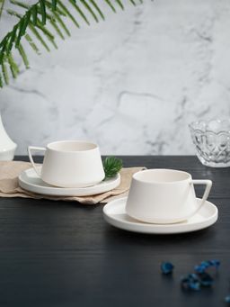 Vola - Vogue Cup & Saucer Elevated Cloud (Pack of 2)