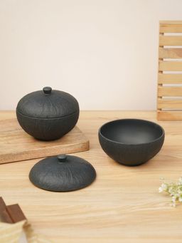 Vola - Vogue Bowl with Lid Coupe Stone (Pack of 2)