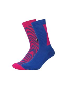 Balenzia - Mens Printed Crew Socks (Pack of 2)