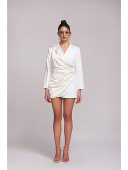 LABEL FROW - White Diane Suit Dress