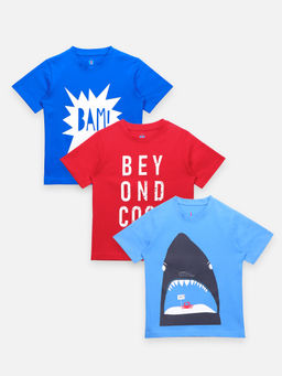 Lilpicks - Beyond Cool Printed Summer Cool T-shirts (Pack of 3)