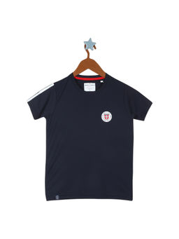Monte Carlo - Boys Navy Round Neck T-Shirt