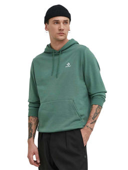 Converse - Unisex Converse Go-To Embroidered Star Chevron Standard-Fit Pullover Hoodie