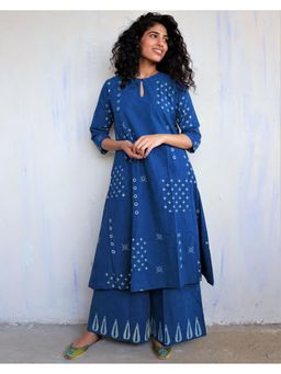 Gahan - Womens Viscose Rayon Straight Printed Kurta with Palazzo