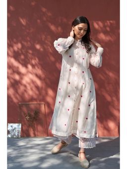 Gahan - Womens Viscose Rayon Printed Anarkali Kurta with Palazzo